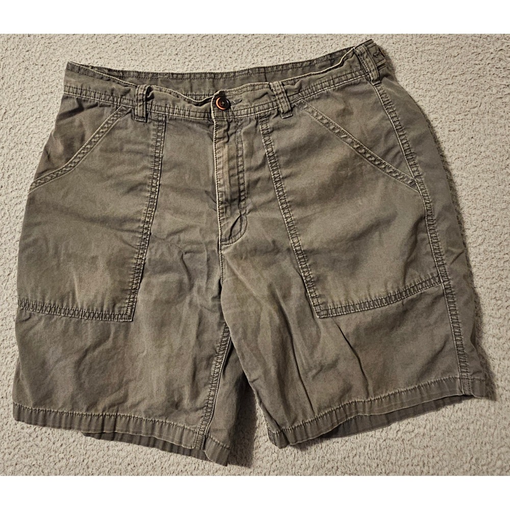 Patagonia Organic Cotton Twill Utility Shorts Mens Sz 32 Forge Grey 57280 Cargo